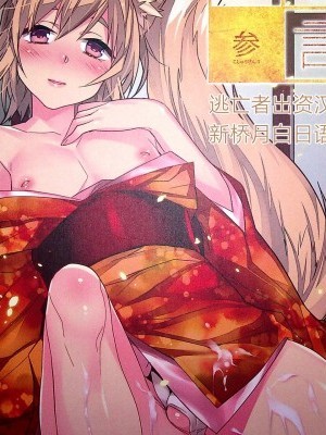 [逃亡者x新橋月白日語社漢化] (C87) [Ash wing (まくろ)] 狐祝言 參 [中國翻訳]